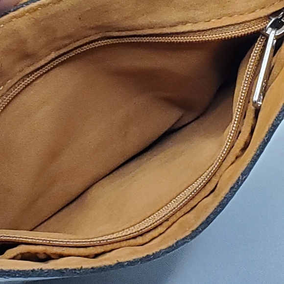 PATRICIA NASH Black Leather BELT BAG With Carry Wrist Strap Excellent Condition - Picture 11 of 16